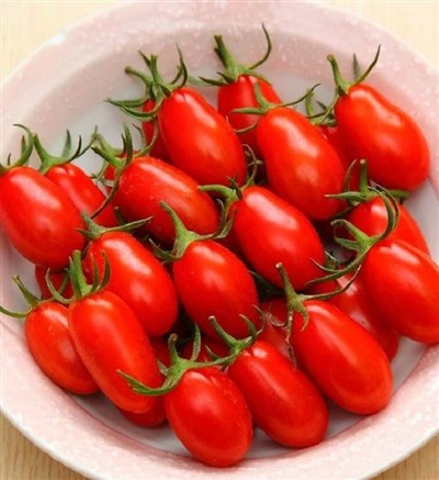 긴 타원형 체리 토마토 씨앗