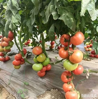 분홍빛이 도는{0}}빨간색 토마토(2605)